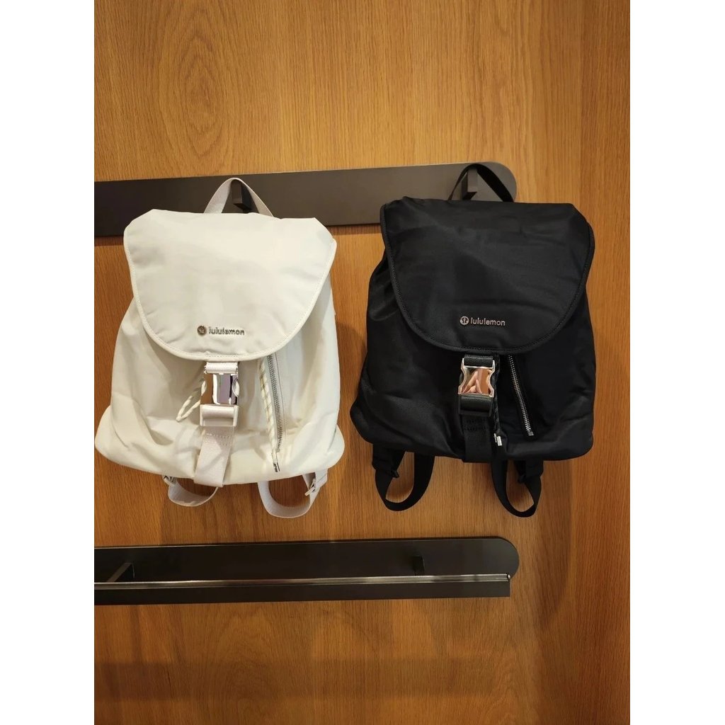 D9Z4 [Dongchaoer Selection] lululemon สไตล์ใหม่ Drawstring10L ความจุกระเป๋าเป้สะพายหลัง Drawstring B