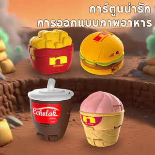 ของเล่นเด็ก ของเล่นแปลงร่าง เบอร์เกอร์ เฟรนช์ฟรายส์ โคล่า ไอศกรีม กลายร่างเป็นหุ่นยนต์ได้ สุดยอดของเล่นเด็ก