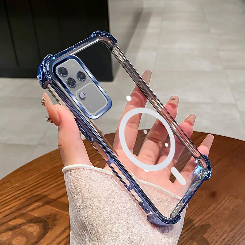 เคสสําหรับ Vivo V30 PRO เคสโทรศัพท์ 2025 กันกระแทกใหม่ Magnetic softCase เคสโทรศัพท์กันกระแทกสี่มุม