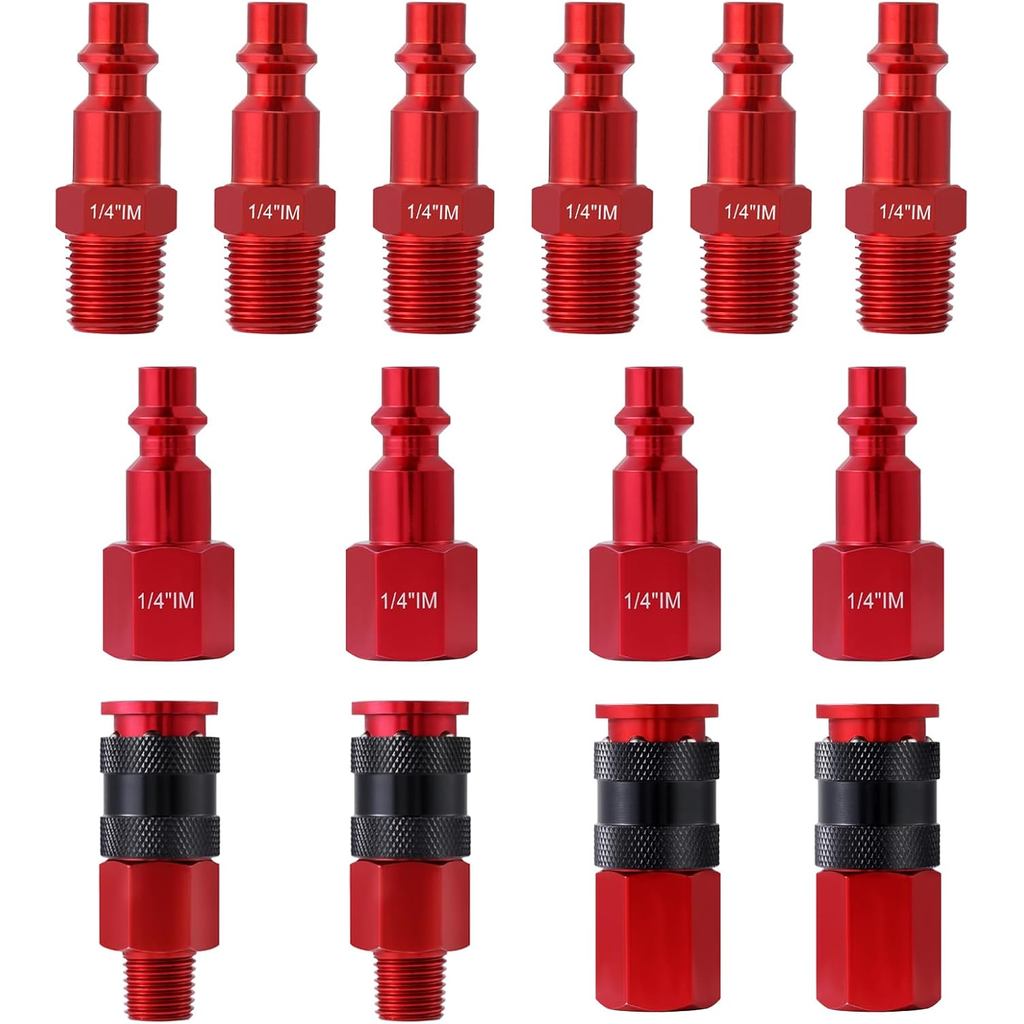 Universal Air Coupler และปลั๊กชุด 1/4 " "Air Coupler I/M Air Plug 1/4 นิ้ว NPT Quick Connect Air FIT