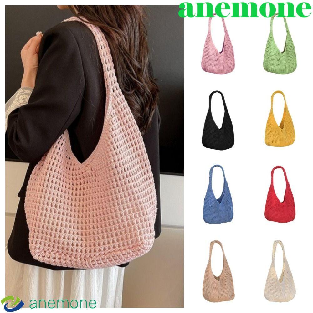 ANEMONE กระเป๋าสะพาย Krochet Tai Khai Tote Bag ขนาดใหญ่ พกพาสะดวก ใช้งานได้หลากหลายโอกาสและเหมาะสำหร