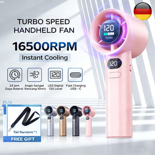 COD  50000mAh 72Jam Kipas Angin Mini Portable  Handheld Fan Turbo Kipas USB High-speed Genggam Layar LED Angin Kencang 120 Gear   Adjustable Fan Wind Digital Display Adjustable Kipas Tangan
