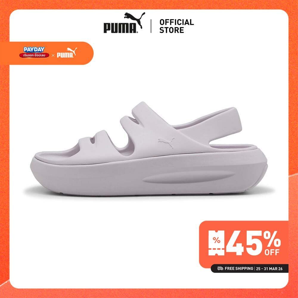 PUMA Basics รองเท้าแตะผู้หญิง PUMA Flatter สีม่วง - 40033706