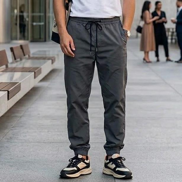 กางเกงขาจั้ม ใส่สบาย - 4สี กางเกงขายาว jogger กางเกงจ๊อกกิ้ง (KZ-07 v5)