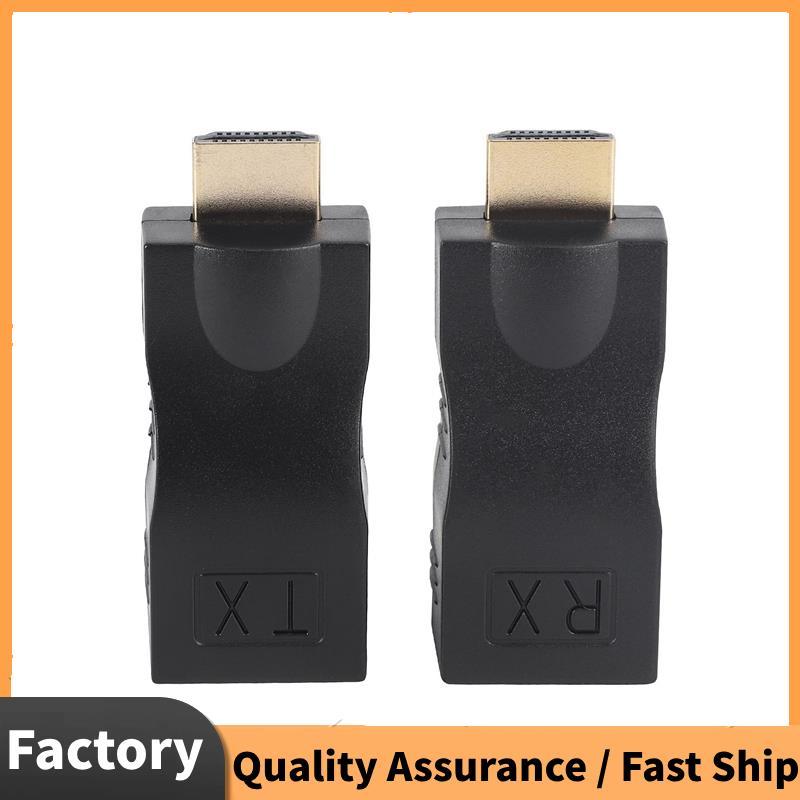 4K 3D 1.4 30M Extender to RJ45 over Cat 5e/6 Network LAN Ethernet Adapter