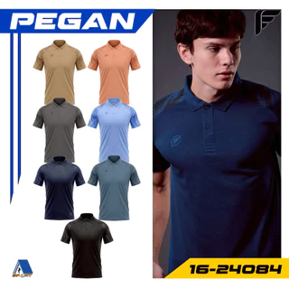 [[ส่งฟรี!! มีเงินคืน]] PEGAN เสื้อโปโลพิมพ์ลาย เฉดสีใหม่ รหัส 16-24084 แท้100%