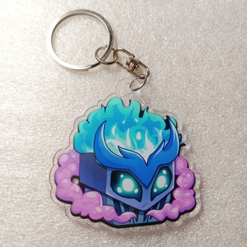 Ganci akrilk Gas Fruit Blox Fruits / พวงกุญแจกังวาน kunci Gas Fruit Blox Fruits