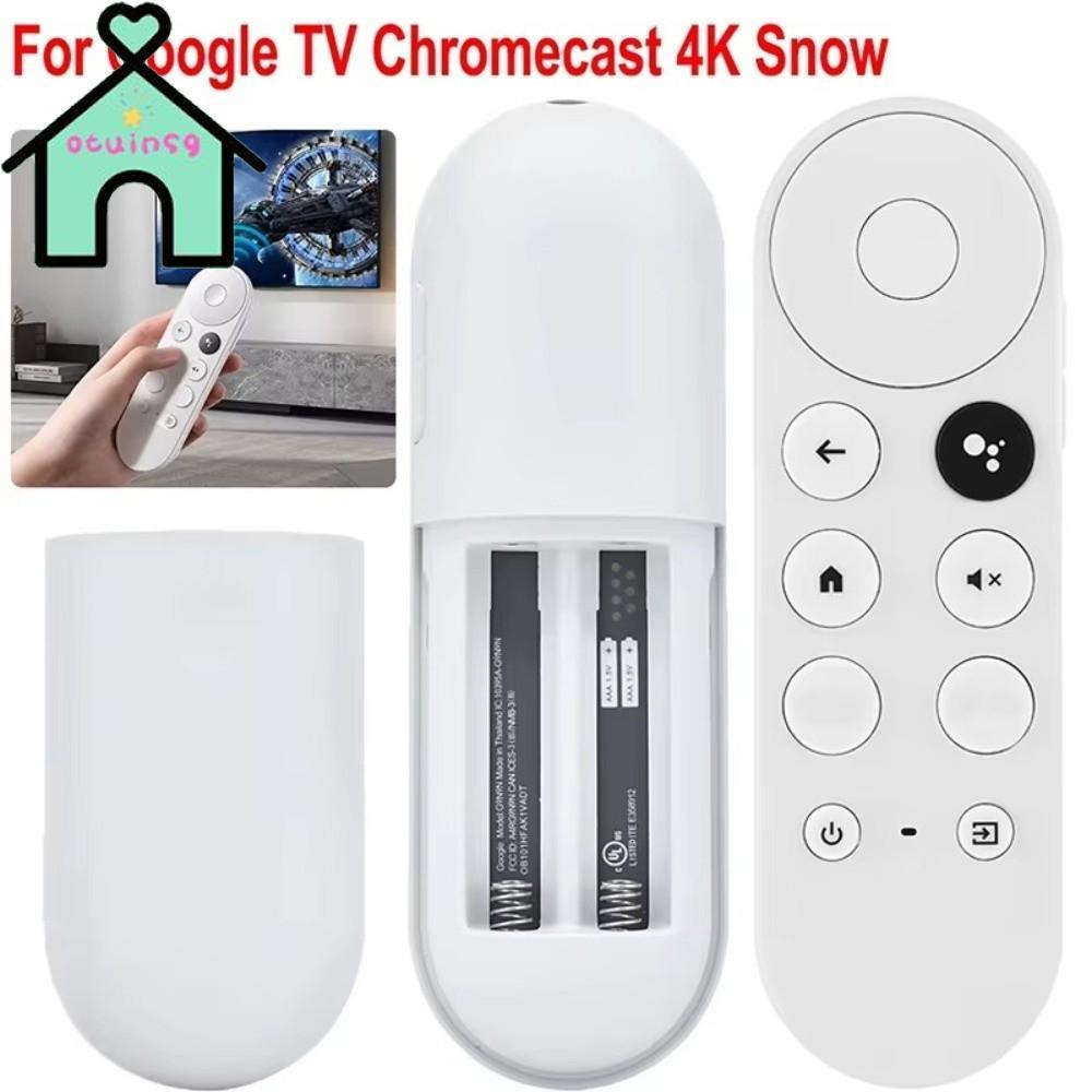 OTUINSG สําหรับ Google Chromecast Remote, 4K ใช้งานร่วมกับ Snow Color Replacement Voice Remote Contr