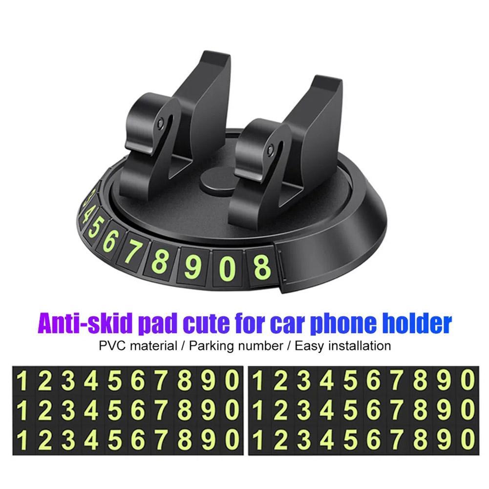 แผ่นกันลื่นในรถยนต์อเนกประสงค์โทรศัพท์อัตโนมัติเหนียวรถ Dash Dash Dash Dash Dashboard Mount Slip โทร