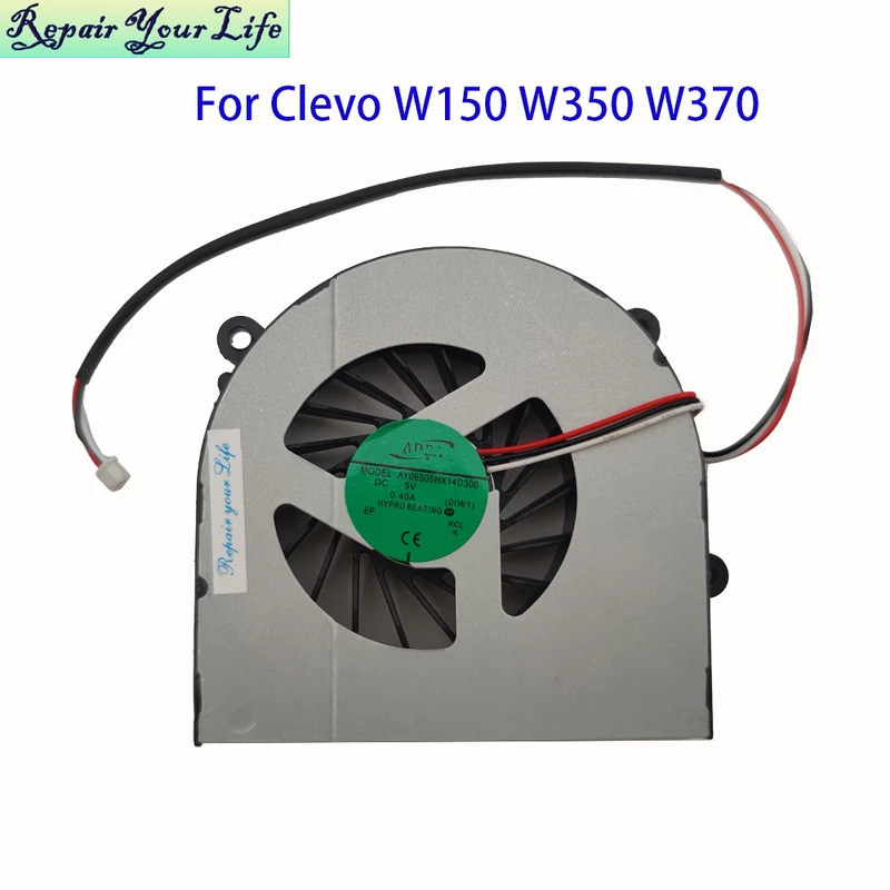 แล็ปท็อปพัดลม CPU Cooler สําหรับ Clevo W150ER W350 W350ST W370ET W370ST W230SD W230ST K590S หม้อน้ํา
