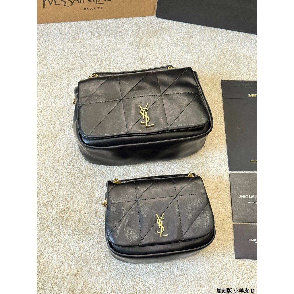 YSL Jamie Mini กระเป๋าสะพายไหล่ ทำจากหนังแกะแท้คุณภาพสูง สัมผัสนุ่ม