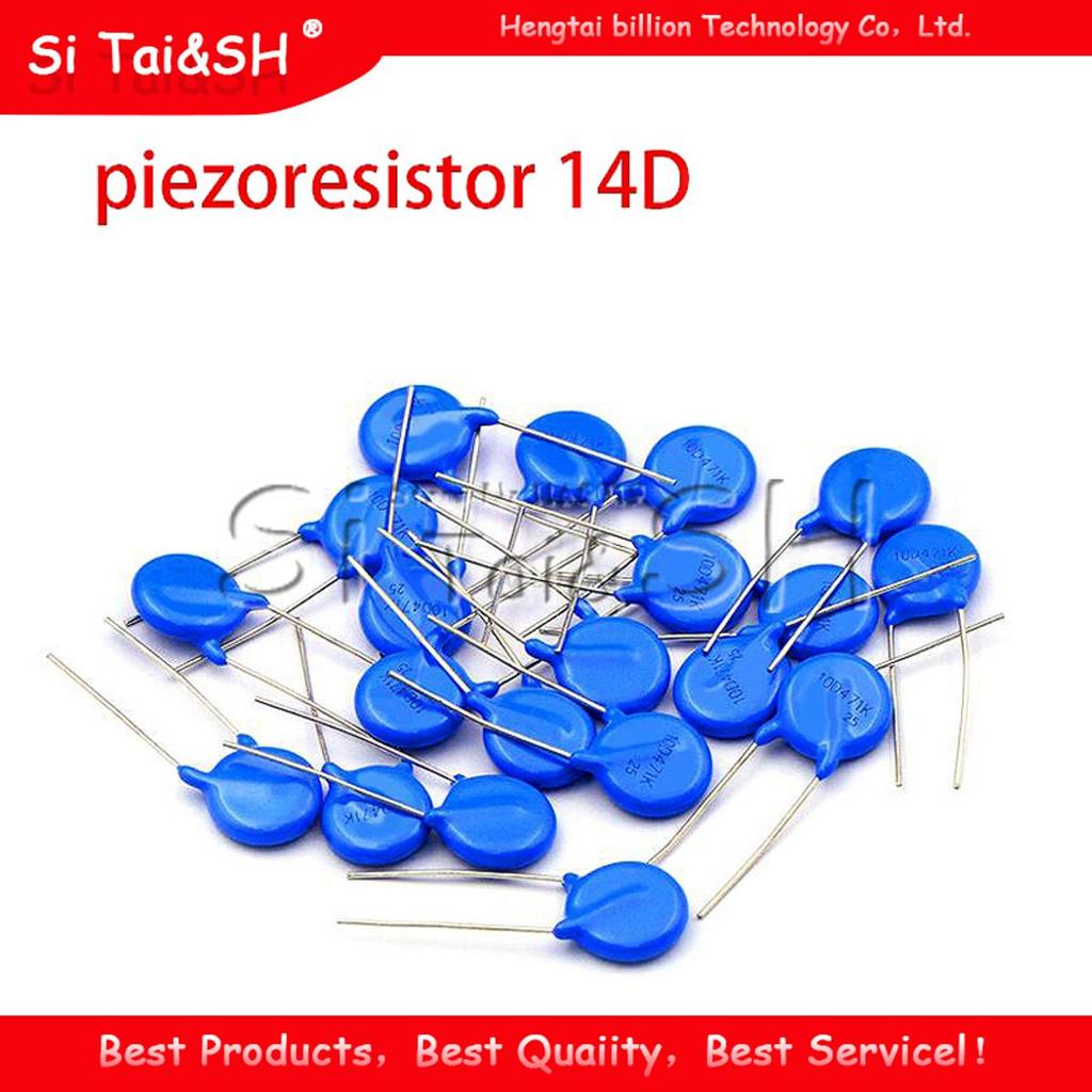 10PCS piezoresistor 14D151K 14D201K 14D220K 14D221K 14D270K 14D431K 14D470K 14D471K 14D561K 14D621K 
