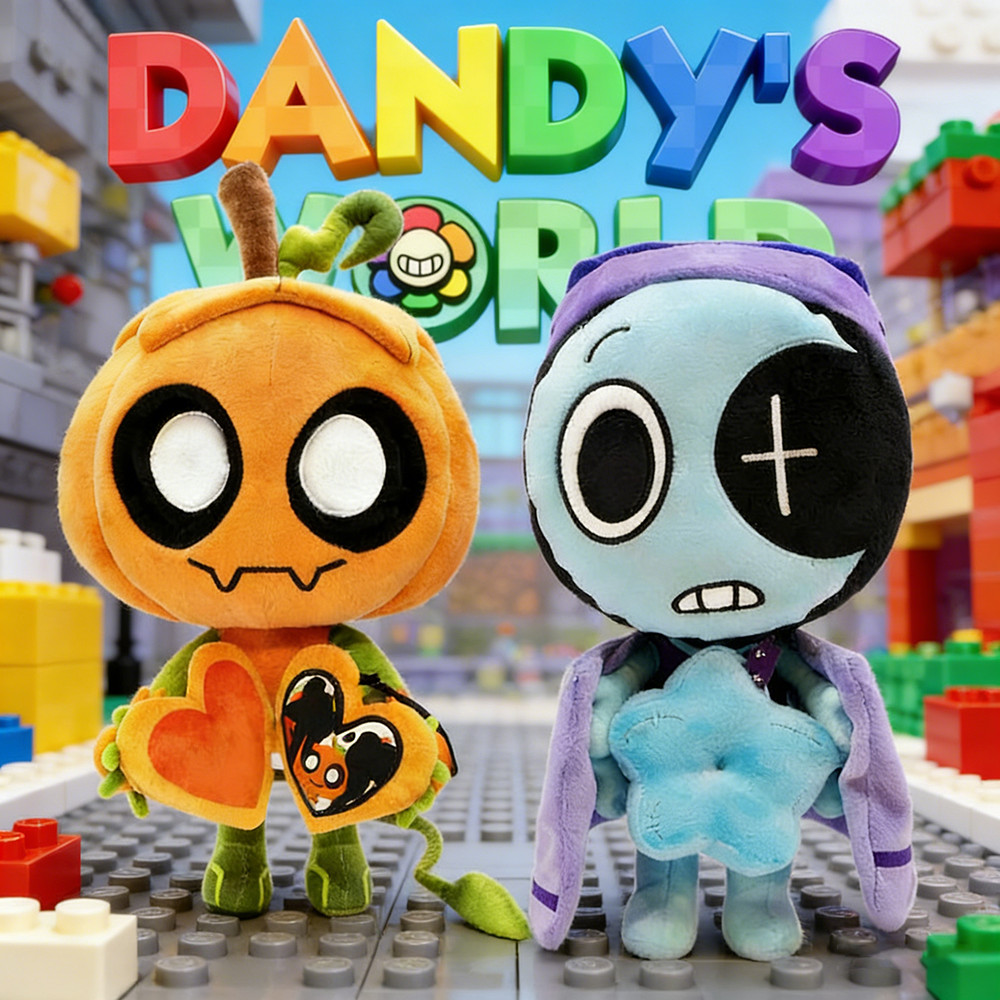 เกม Dandys World ตุ๊กตาฟักทองกระดูกดอกทานตะวันนุ่ม หมอนตกแต่งห้อง เบาะเด็ก ของขวัญวันเกิด Xmas