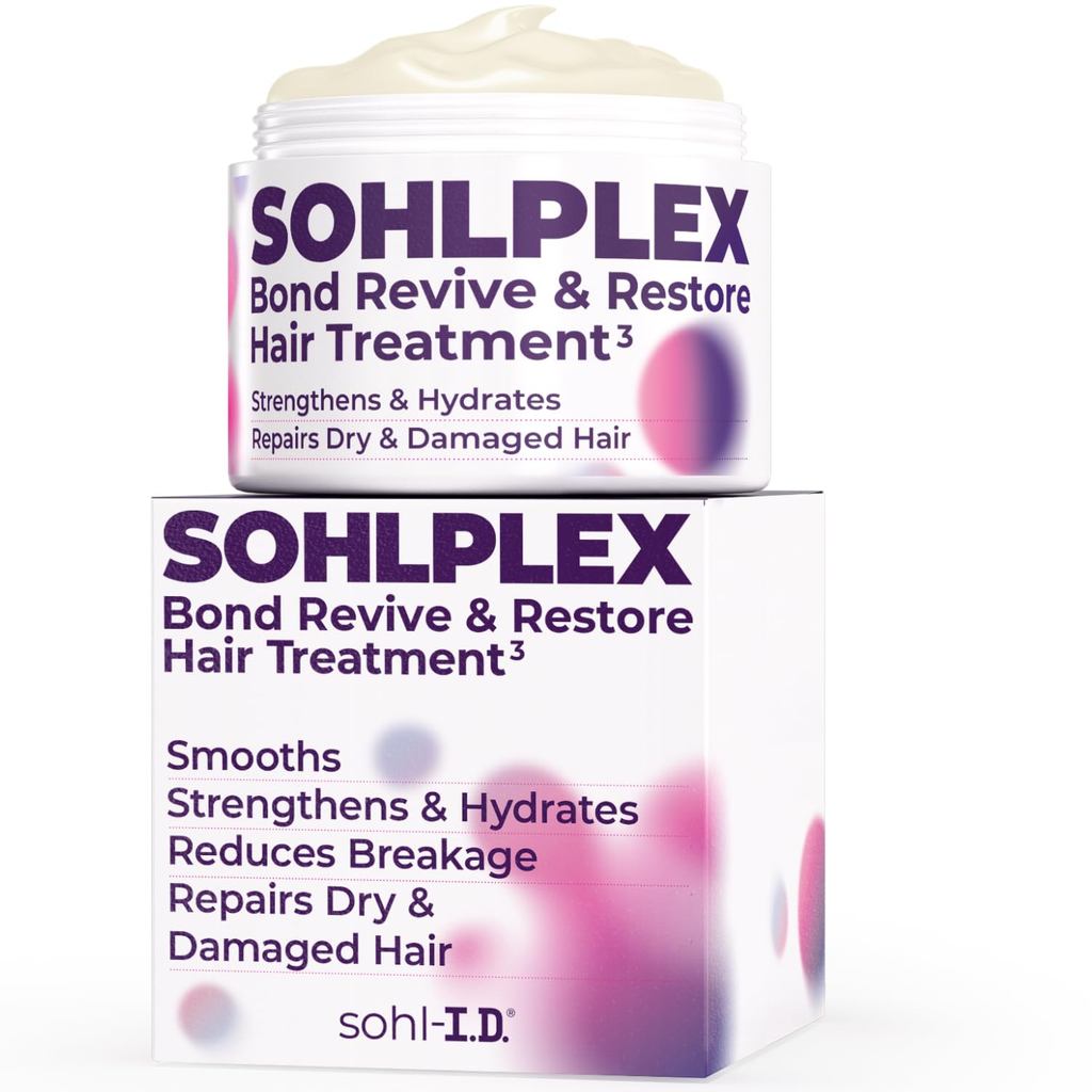 SOHLPLEX Bond Revive & Restore Treatment for Dry Damaged Hair, มาส์กปรับสภาพล้ําลึกสําหรับ Frizzy & 