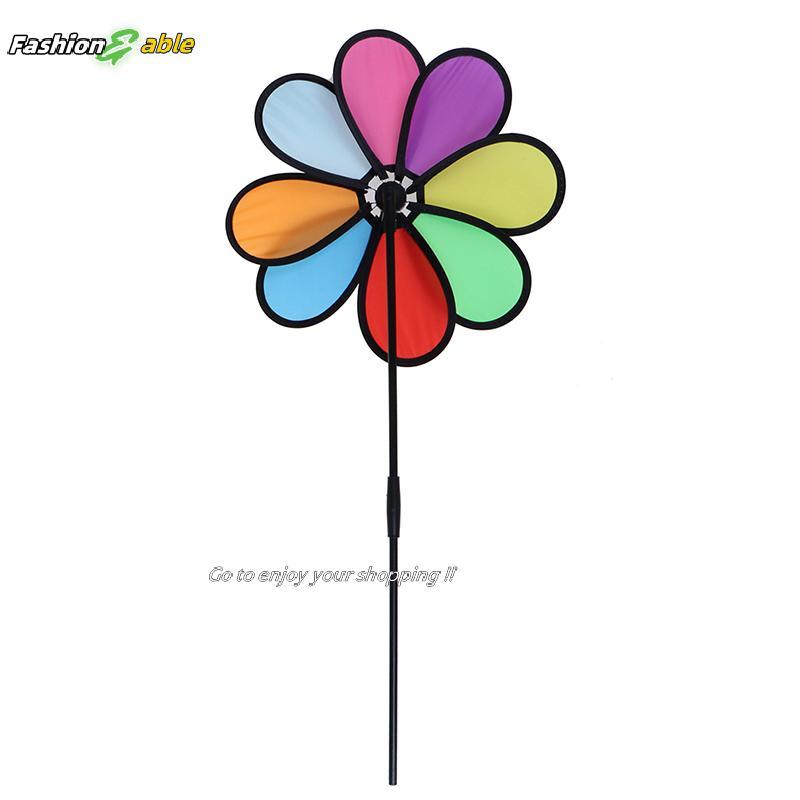 Fashion.shop03 สีสัน Rainbow Dazy ดอกไม้ Spinner ลม Wind Windmill Garden Yard ตกแต่งกลางแจ้ง
 CAD
