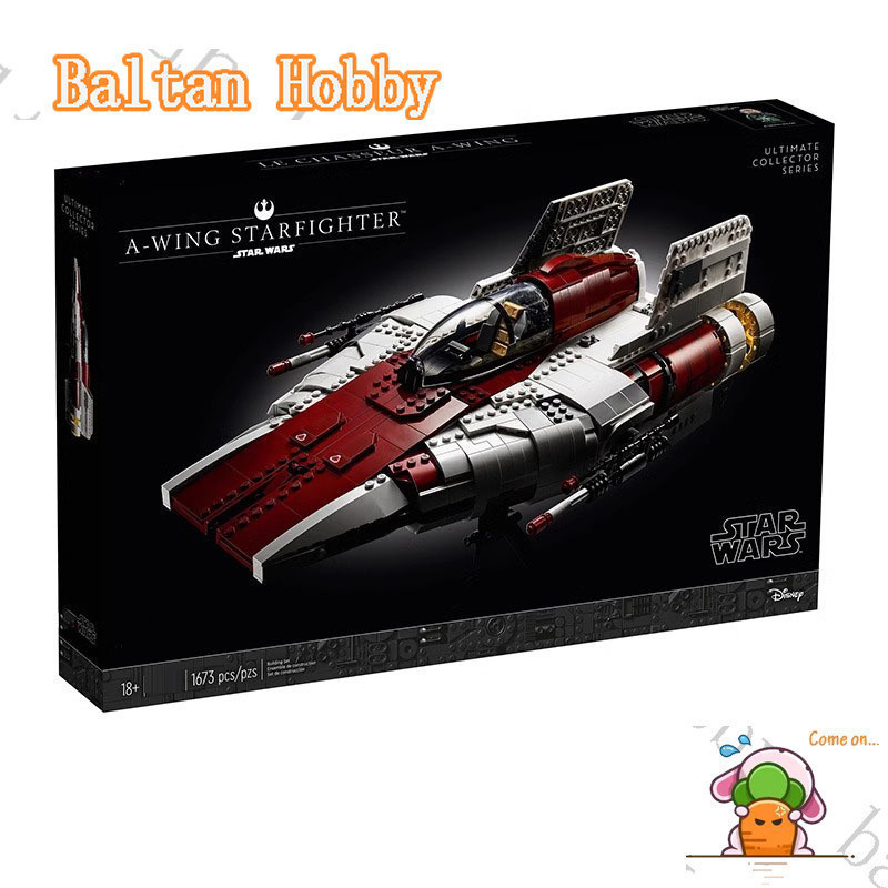 Dark ZAGI Hobby ZA1X Star Wars A-Wing Starfighter 75275 9559 EW7 Building blocks ของเล่น