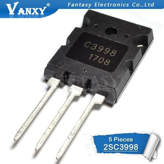 5 ชิ้น 2SC3998 TO-3PL C3998 TO-3P 25A 1500V ทรานซิสเตอร์