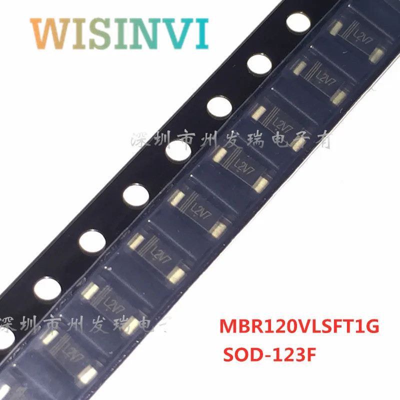 20-100PCS MBR120VLSFT1G MBR120VLS L2V* L2VC L2VH...  20V/1A 1206 SOD-123FL ในสต็อกชิป ic WXK8