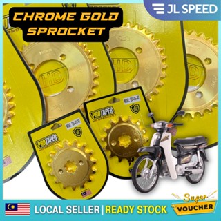 Protaper 415 สเตอร์ Depan Belakang Chrome Gold CP1 สําหรับ HONDA EX5 HP EX5 DREAM WAVE 100 EX5 CLASS 1