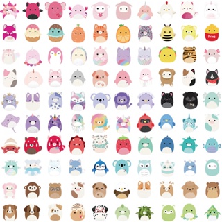 100pcs Squishmallow Stickers Waterproof Reusable Decor Laptop Graffiti Kid Gift