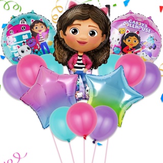 Gabbys Dollhouse Balloons Kids Birthday Party Supplies Animal Cat Decor