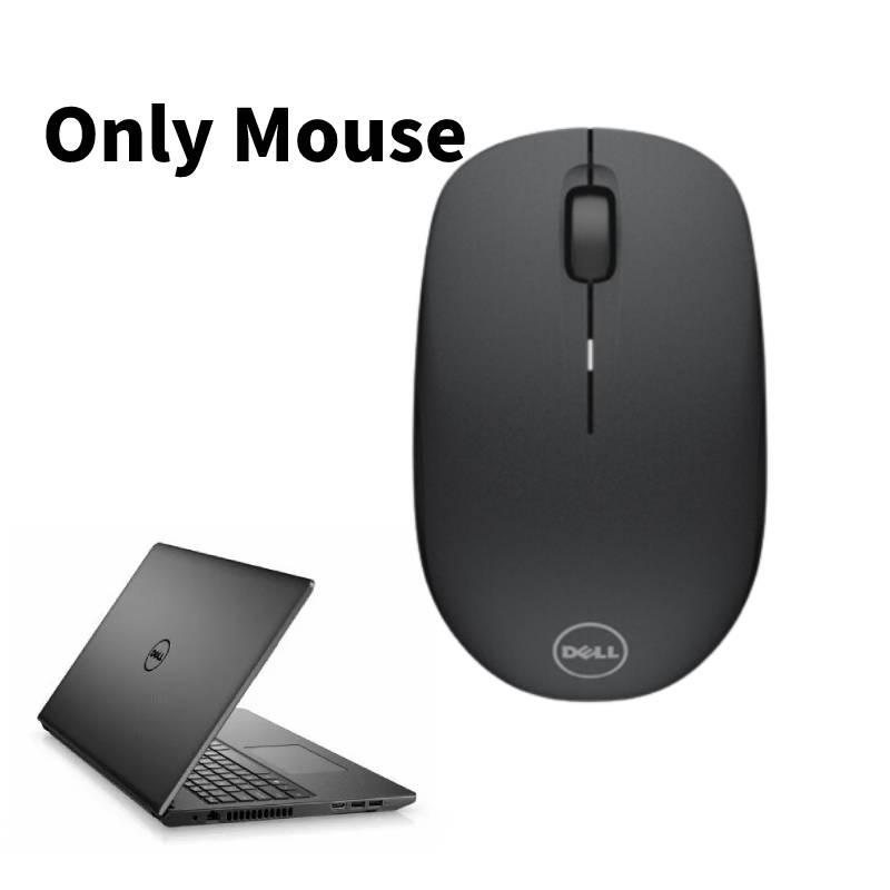 Wm126 เมาส์ Dell ไร้สายเหมาะสําหรับโฮมออฟฟิศหรือสีดํา