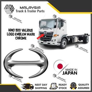 Hino โลโก้สัญลักษณ์มาร์กโครเมี่ยม 500 ใช้ได้ 1 ชิ้น