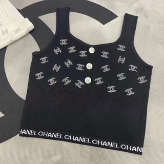 พร้อมส่ง ! Chane !เสื้อกันหนาวแขนกุด สวมใส่สบาย แฟชั่นฤดูร้อน สไตล์เกาหลี