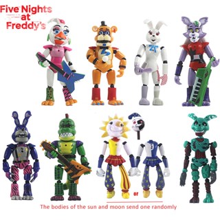 ฟิกเกอร์อนิเมะ Fnaf Five Nights At Freddys ทนทาน ของเล่นสําหรับเด็ก 3 8 ชิ้น