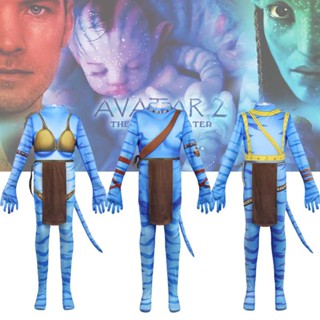 Avatar2 ชุดจั๊มสูท โพลีเอสเตอร์ ลายคริสต์มาส Sully Neytiri Ronald สําหรับเด็ก