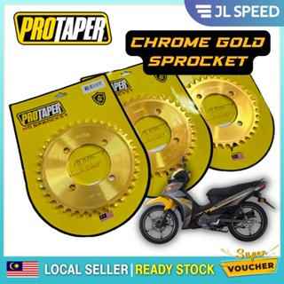 Protaper 415 ซี่เฟือง Belakang Chrome Gold CP1 สําหรับ YAMAHA SRL115 LAGENDA115 SRL115 FI LAGENDA 115 FI