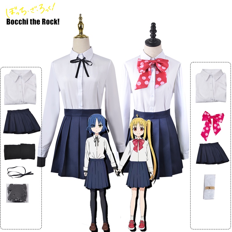 ชุดคอสเพลย์ The Rock โพลีเอสเตอร์ สำหรับงานปาร์ตี้และแฟนซี cosplay ของ Ijichi Nijika และ Yamada Ryo