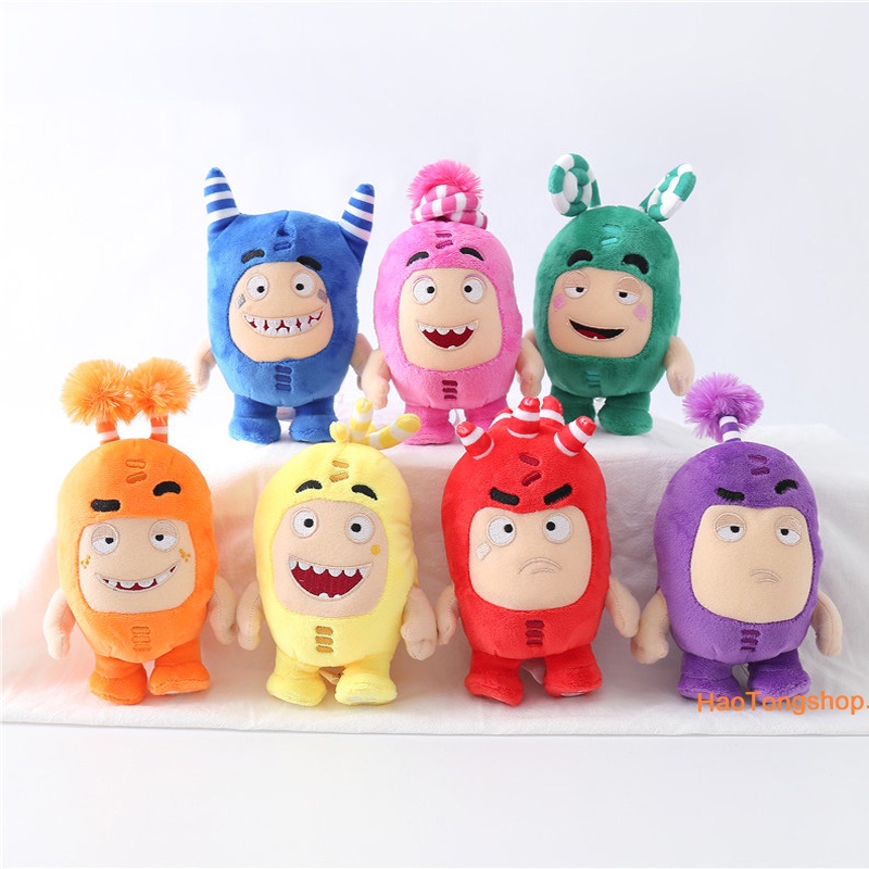 18cm Oddbods Plush Soft Cuddly Toy Newt Bubbles Pogo Zee Jeff Fuse Slick Plush Toy Gift