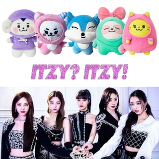 Itzy Wdzy ตุ๊กตายัดนุ่น รูปสัตว์ Lia Ryujin Yuna Xmas Bday ของขวัญสําหรับเด็ก