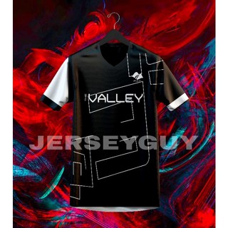 เสื้อกีฬาแขนสั้น ลายทีม THE VALLEY M4 2023 (ฟรีชื่อเล่น)