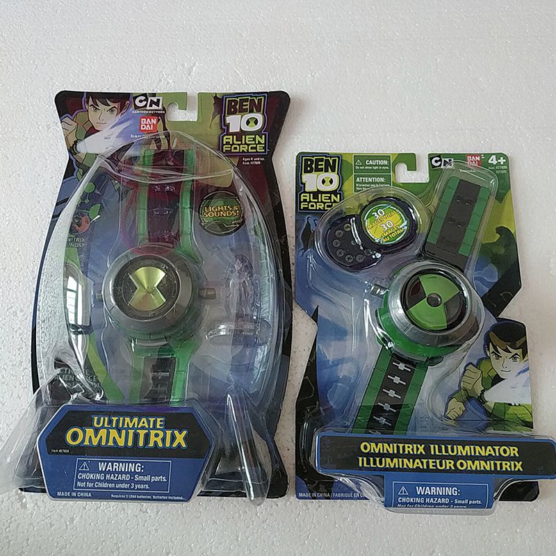 Ben10 Omnitrix นาฬิกาโปรเจคเตอร์ คุณภาพสูง พร้อมสายปรับได้ และคุณสมบัติหมุนได้ สําหรับเด็ก
