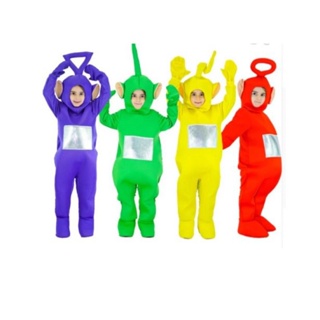 Teletubbies ชุดคอสเพลย์ ชุดบอดี้สูท ลายการ์ตูน สําหรับเด็ก และผู้ใหญ่