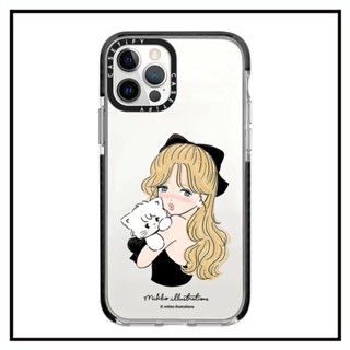 ใหม่ CASETIFY เคสโทรศัพท์มือถือ ซิลิโคนนิ่ม ใส กันกระแทก ลาย Mikko Girl สําหรับ iPhone 11 14 Pro Max 12 13 Mini XS Max X XR SE 2020 7 8 Plus 6 6S