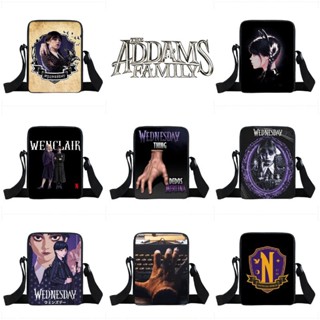 TV Wednesday Addams Crossbody Shoulder Bag Waterproof Student School Gift Travel