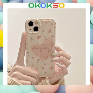 เหมาะสําหรับเคสโทรศัพท์มือถือ OPPO Reno9 / Reno8 / Reno7pro / reno6 / 7z / 5 การ์ตูนใหม่ฤดูใบไม้ผลิดอกไม้ป้องกันการหล่นโทรศัพท์มือถือเคสนุ่ม R17 รุ่นคู่