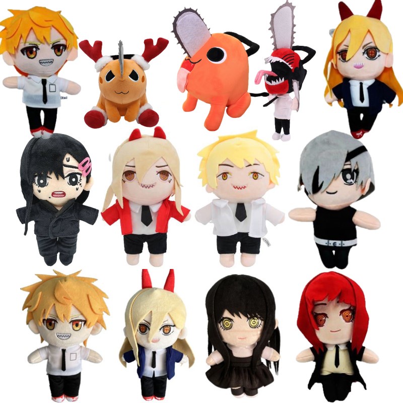Anime Chainsaw Man Character Doll Makima Angel Devil Denji Power Hayakawa Aki Pochita Plush Doll Car
