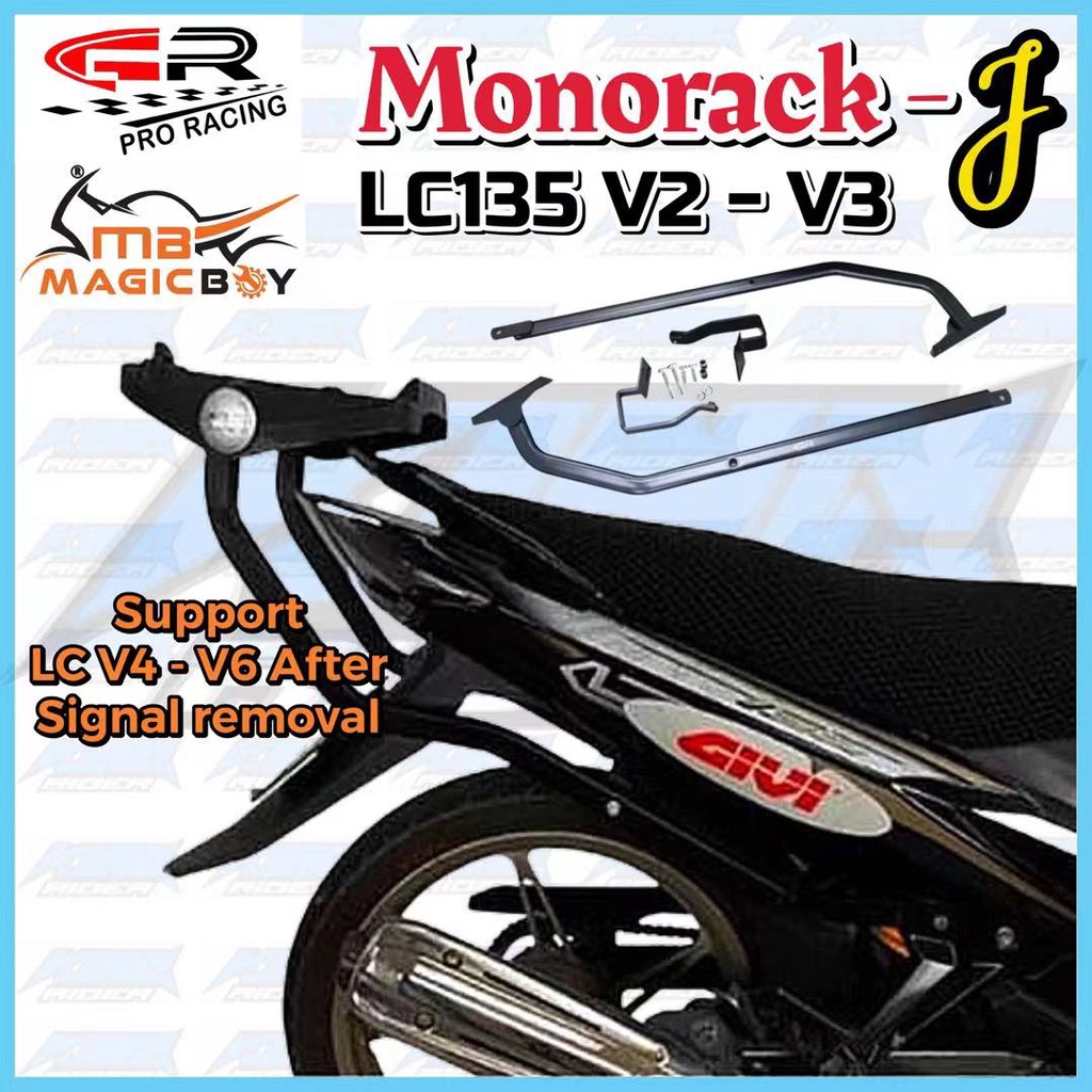 MAGICBOY GR RACING LC135 Monorack J Heavy Duty LC135 V2 V3 LC135 V1 Old Demak LC Evo Z LC135 V4 V5 V