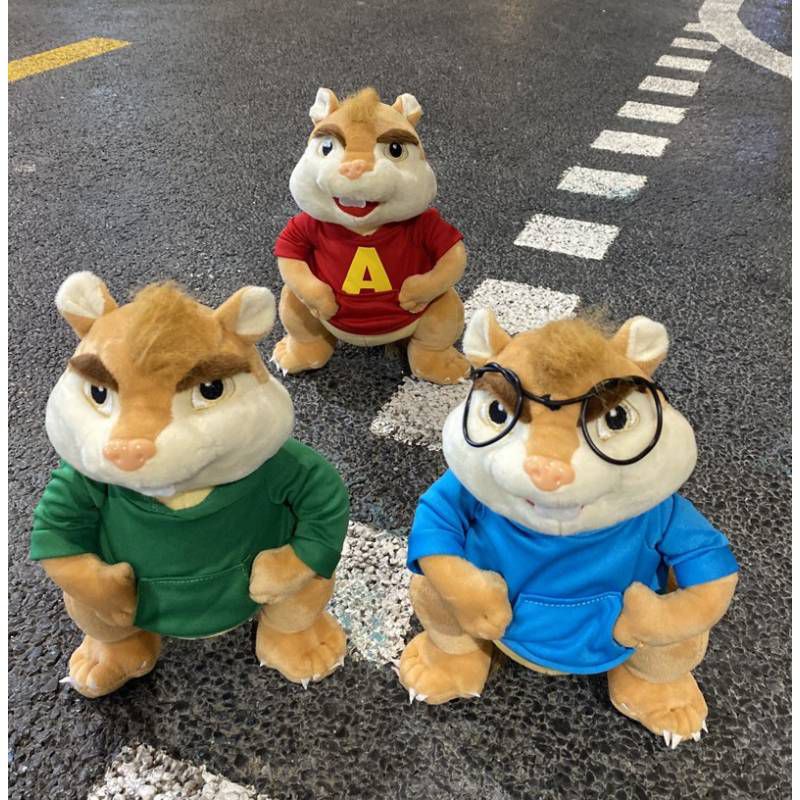 Alvin And The Chipmunks Plush Toy About 27cm Cartoon Alvin Soft Doll Kid's  Toy Birthday Gift B2717 - Stuffed & Plush Animals - AliExpress