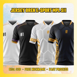 เสื้อกีฬาแขนสั้น ลายทีมชาติฟุตบอล Jersey BREN ESPORT 2023 MPL SEASON 11