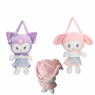 กระเป๋าถือ กระเป๋าสะพายไหล่ ลายตุ๊กตา Sanrio Melody Kuromi เหมาะกับของขวัญ สําหรับผู้หญิง