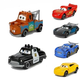 โมเดลรถยนต์ Disney Pixar Lightning Mcqueen Racer ของเล่นสะสม สําหรับเด็ก จํานวน 6 ชิ้น