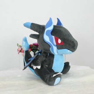 ตุ๊กตาฟิกเกอร์ Pokemon Charizard Mega X Evolution น่ารัก ของขวัญคริสต์มาส ของเล่นสําหรับเด็ก