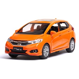 โมเดลรถยนต์ Honda Fit Diecast สเกล 1/32 ของเล่นสําหรับเด็ก