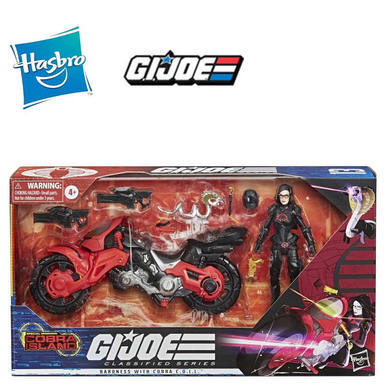Hasbro G.I.JOE Classified Series Cobra Island BARONESS WITH COBRA C.O.I.L. 6 Inches Action Figure