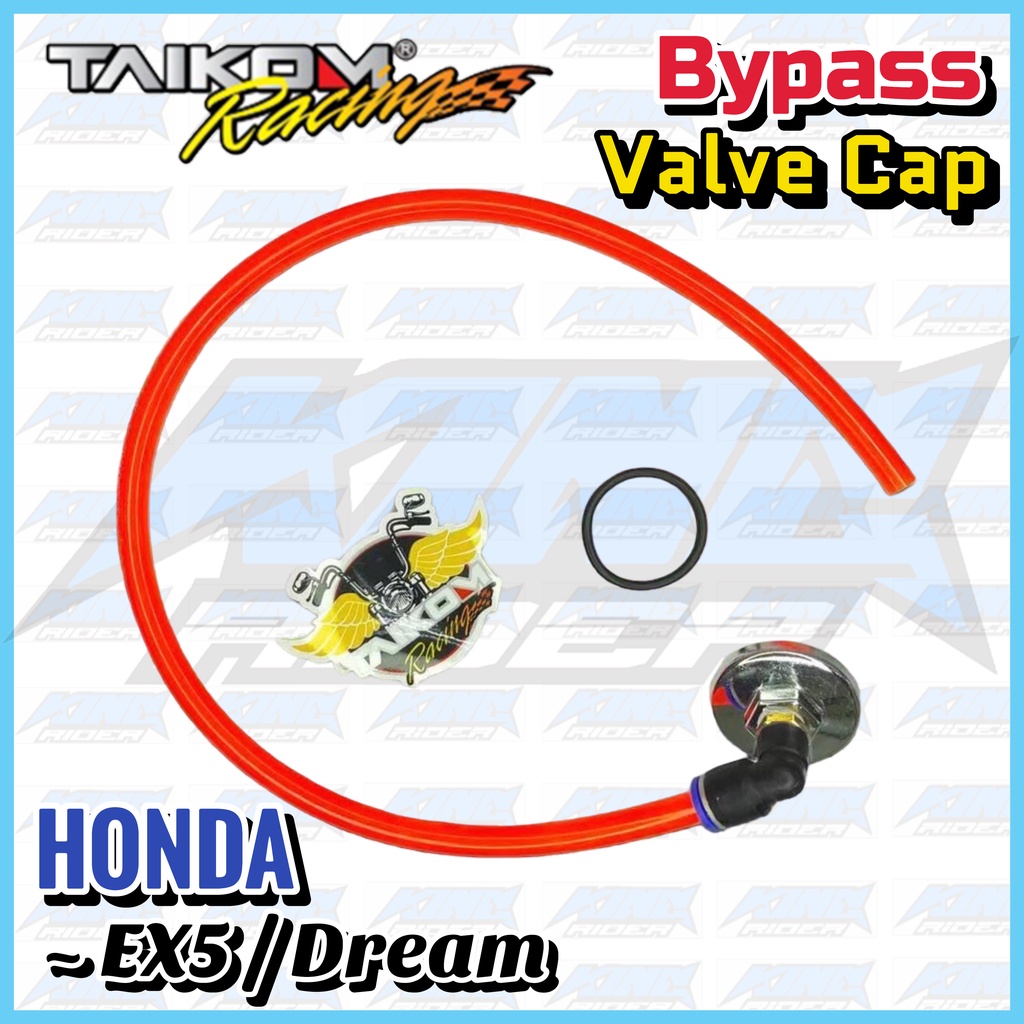 Taikom Racing Tapet Bypass Valve cap Honda Ex5 Dream Wave Kris 100 1 2 Bypass By Pass Tappet